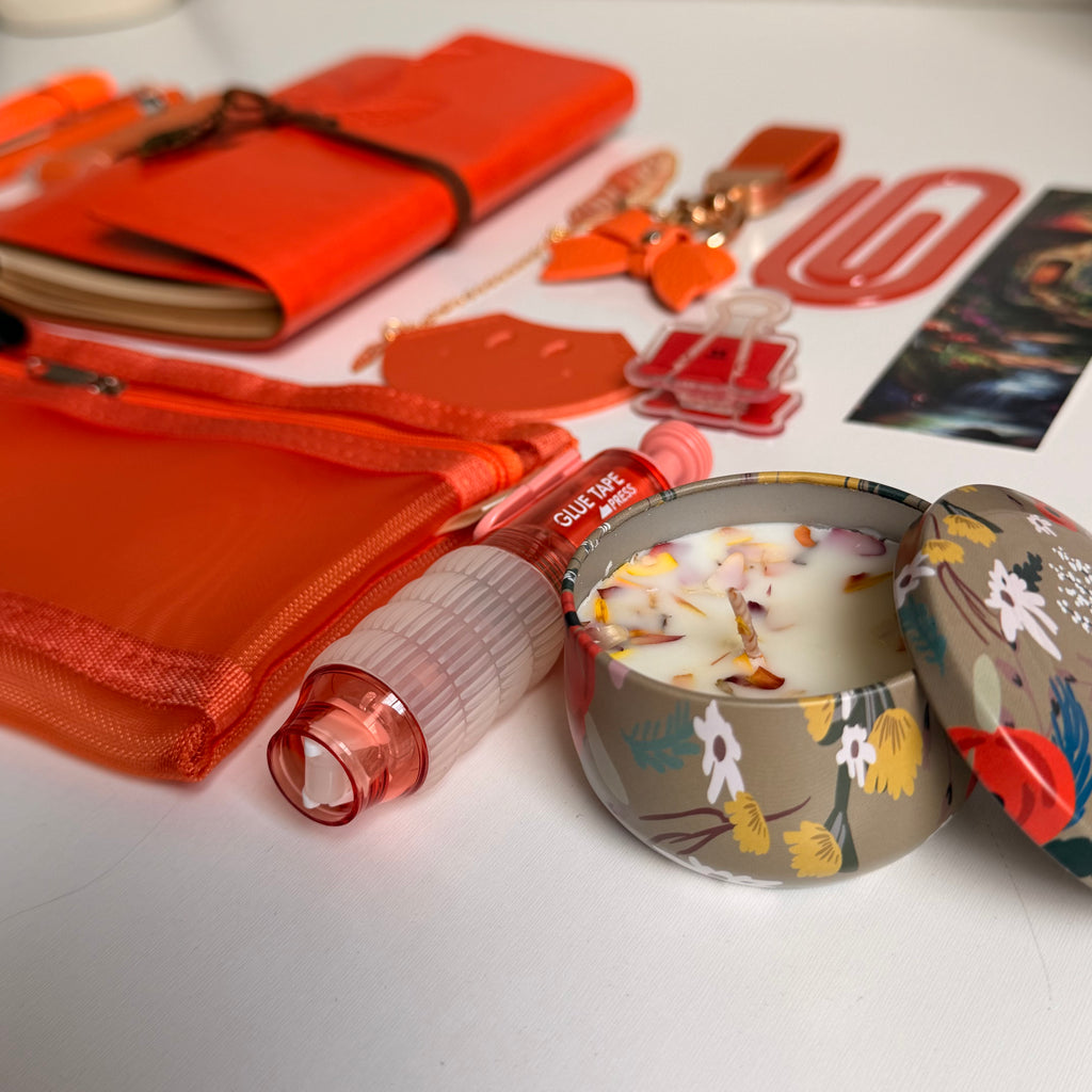 Orange  bookish bundle 📚