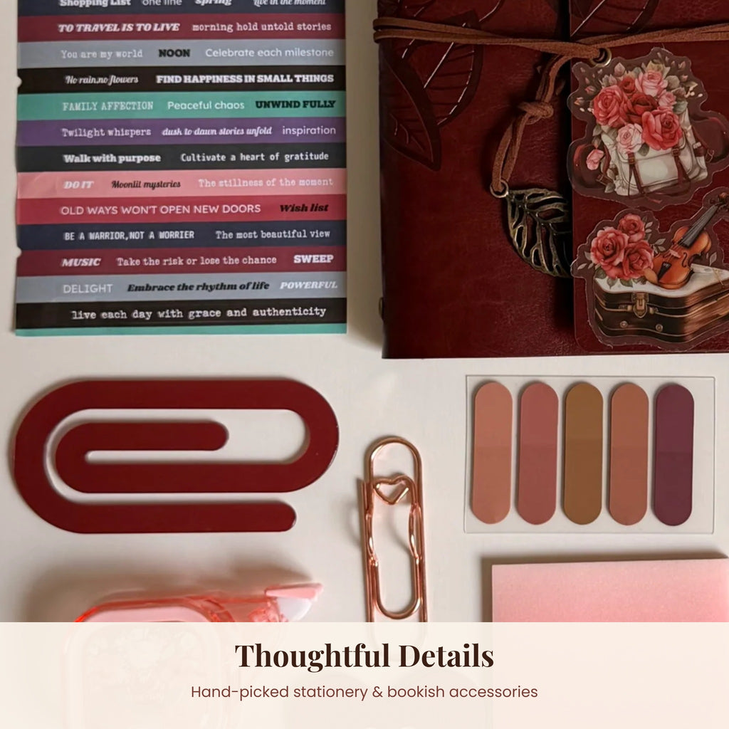 Burgundy & Brown  📚🤎🍷