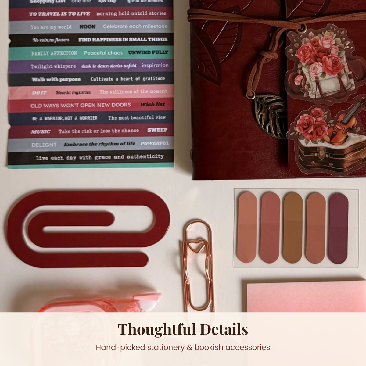 Burgundy & Brown  📚🤎🍷